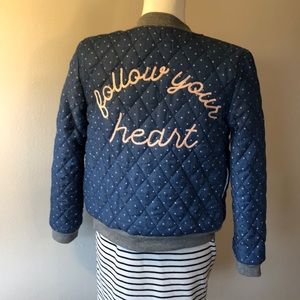 Epic Threads Follow Your Heart Bomber - L